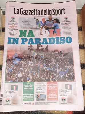 Podio Napoli Campione d'Italia