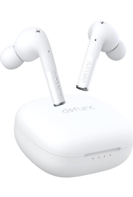 defunc True Gaming In-Ear Kopfhörer 360° Surround Sound Touch-Steuerung weiß