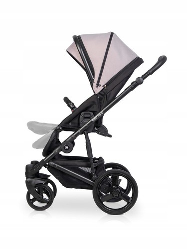 RIKO SENSO BABY STROLLER PRAM CARRYCOT + PUSHCHAIR + CAR SEAT + ISOFIX BASE - Picture 54 of 60