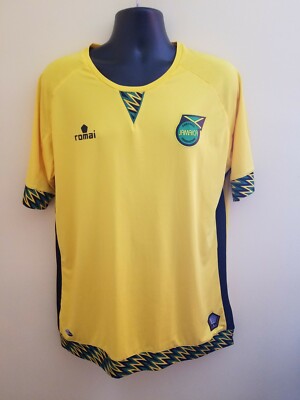 Jamaica National Team Romai CoolDry Soccer Football Jersey Gently Used Size XL | eBay