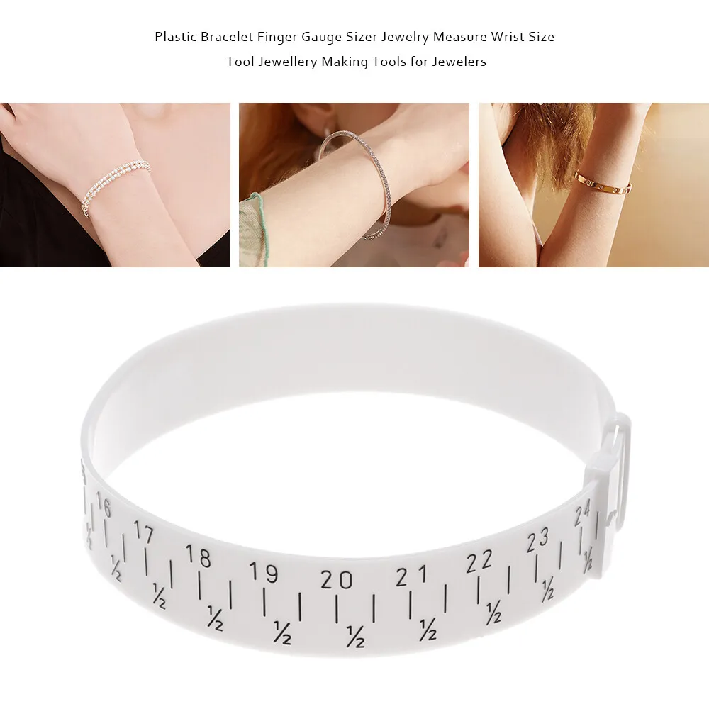 Wrist Bangle Bracelet Sizer Gauge Measures Size 15-25cm Metal
