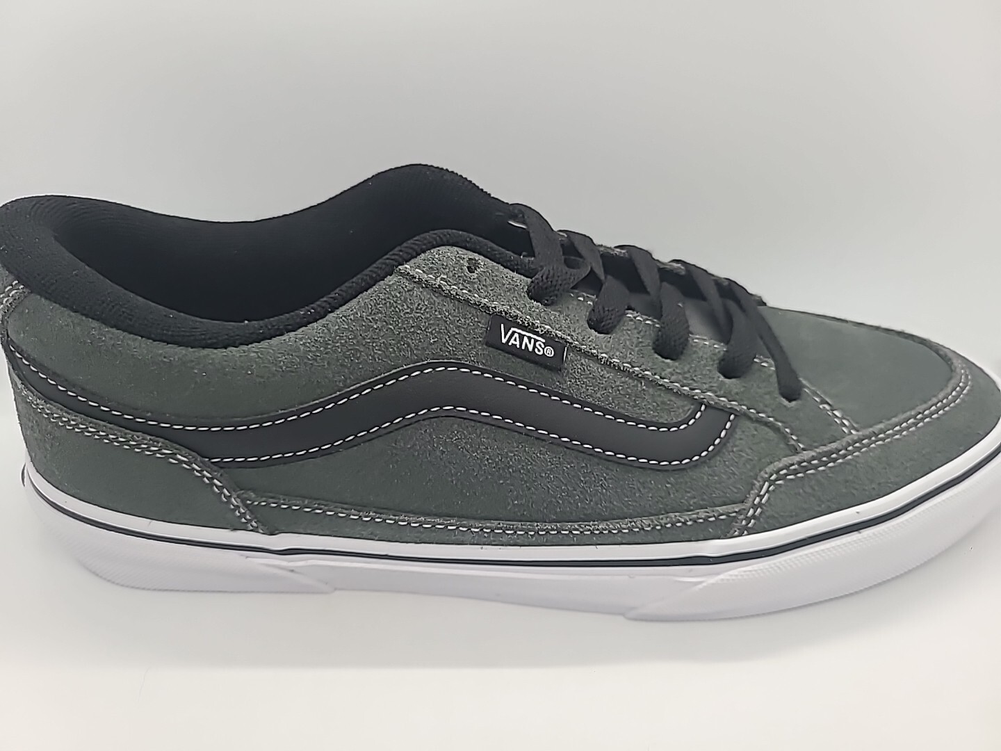 Vans Bearcat Charcoal/White/Black Skate Shoes - Mens Size 9.5