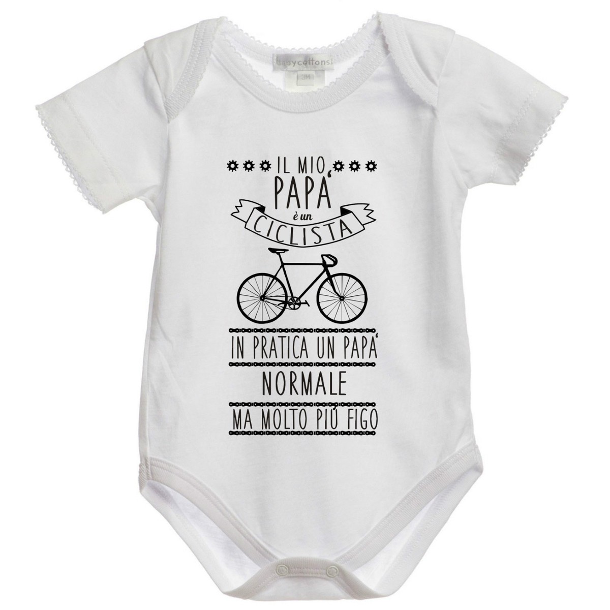 Papa Tutine Di Marca Neonato Body Neonato/a, Personalizzato 