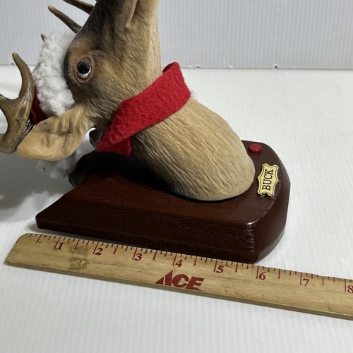 Gemmy Buck The Animated Trophy Wall Mounted Singing Talking Deer 2009 (Read) - Picture 2 of 11