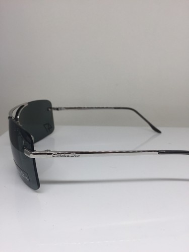 New Christian Dior Mini Motard 47 Dior 47 Sunglasses Shield C. Silver with Grey - Picture 12 of 12