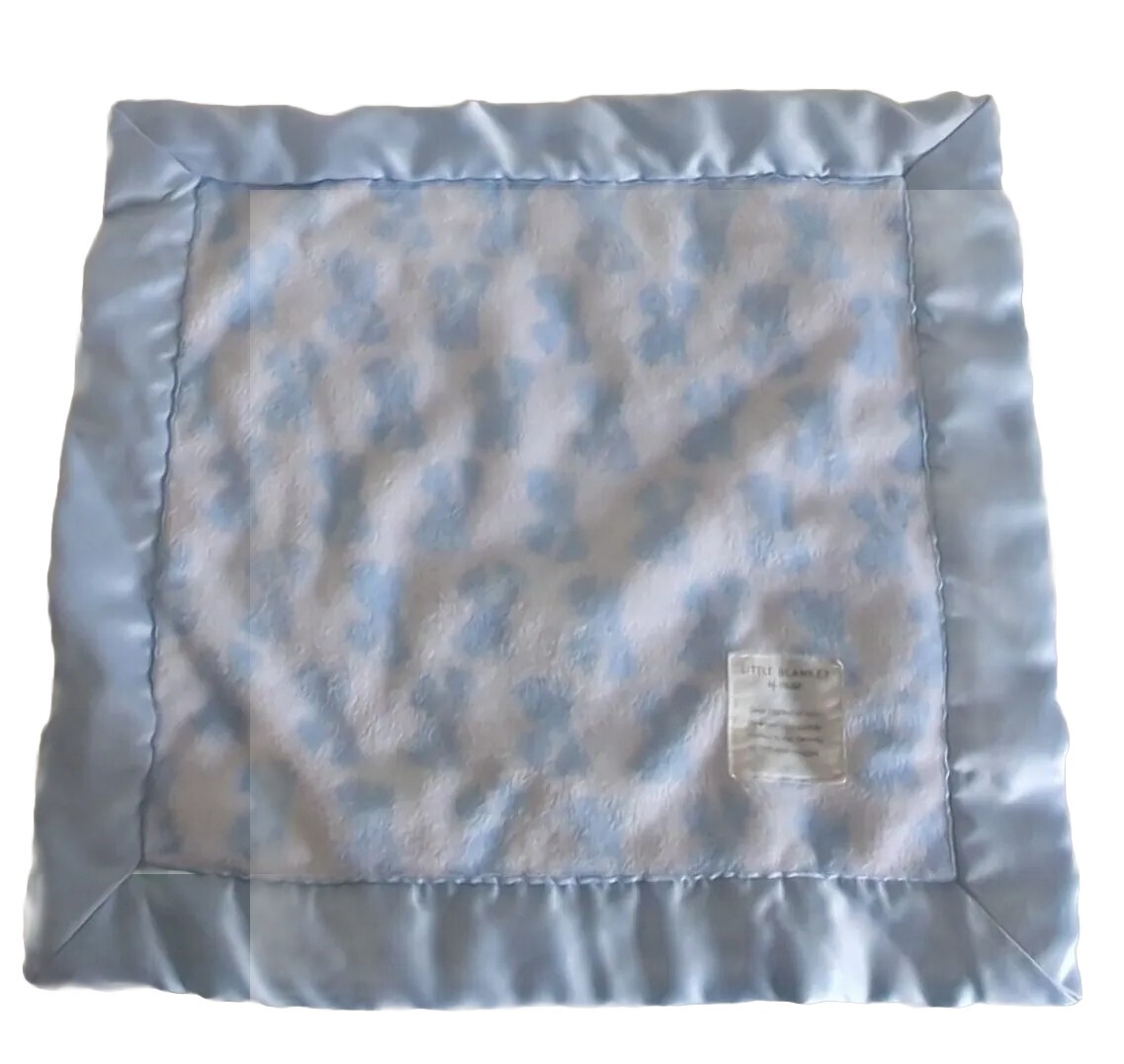 Carters Child of Mine Blue Little Blanket of Mine Security Dog Minky Baby Lovey eBay