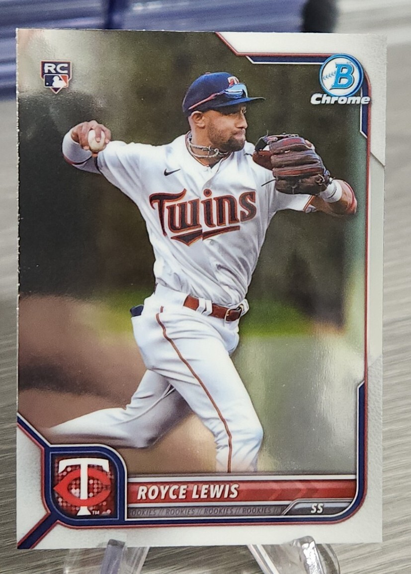 Royce Lewis 2022 Bowman Chrome Rookie #92 Minnesota Twins RC
