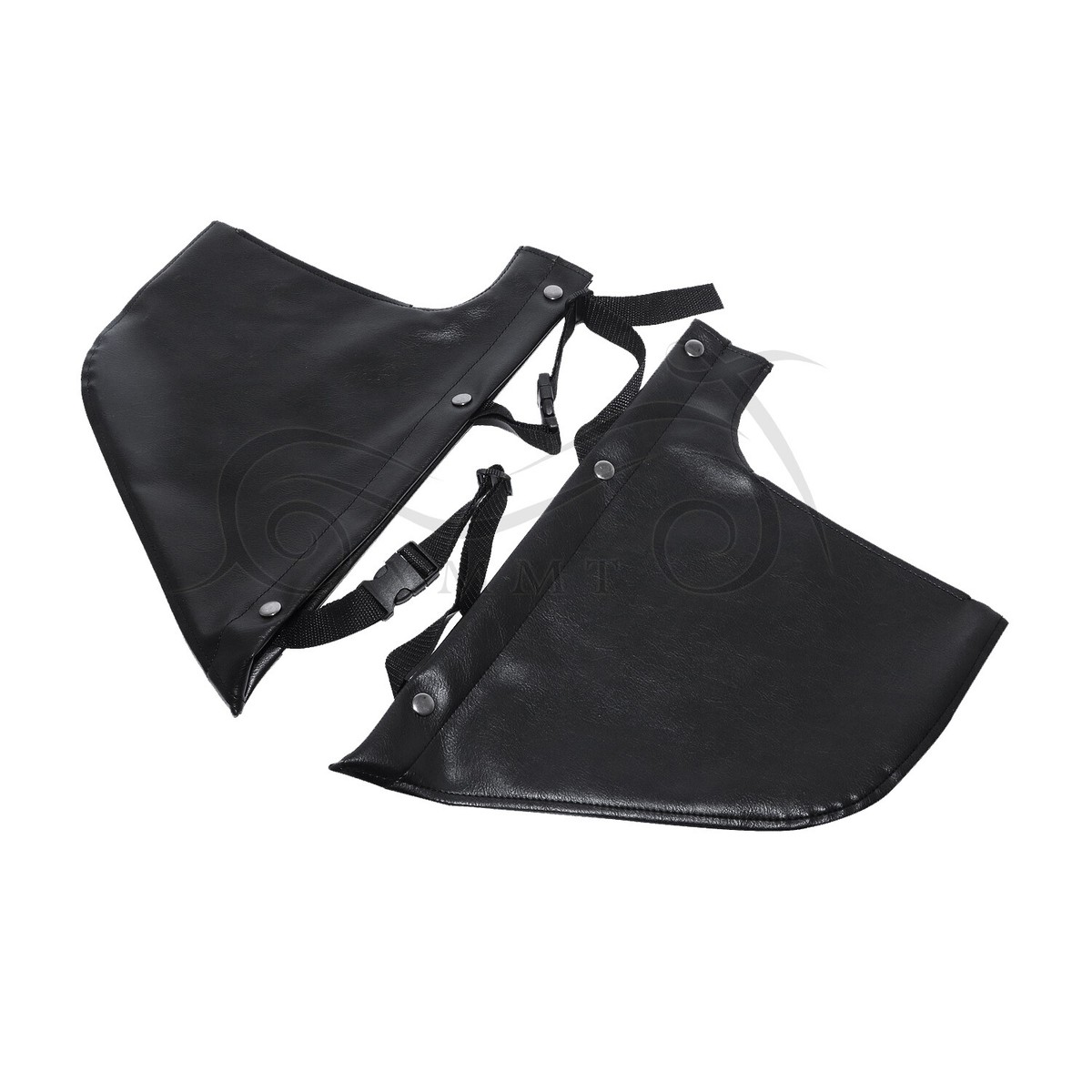 Motor All Black Soft Lowers Chaps Leg Warmer Fairing For