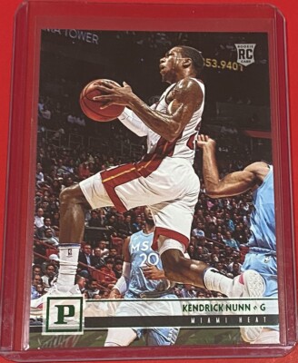 2019-20 Chronicles Panini Kendrick Nunn Rookie GREEN PARALLEL SP Heat #106 RC  