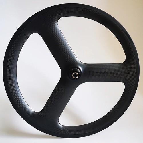 Tri Spokes Carbon Wheels 20Inch 451 Road Bike Wheelset V/Disc Brake 6 Bolts Hub - Picture 17 of 28