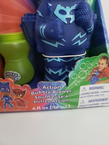 PJ Masks Catboy Action Bubble Blower With Bubbles New Blue Continuous Bubbles - 第 4/11 張圖片
