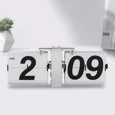 Retro Wall Mount/Tabletop Flip Clock Battery Powered Digital Display Clock