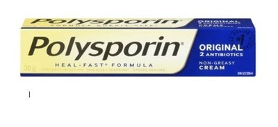 Polysporin Original Antibiotic Cream  Heal-Fast Formula 30 g