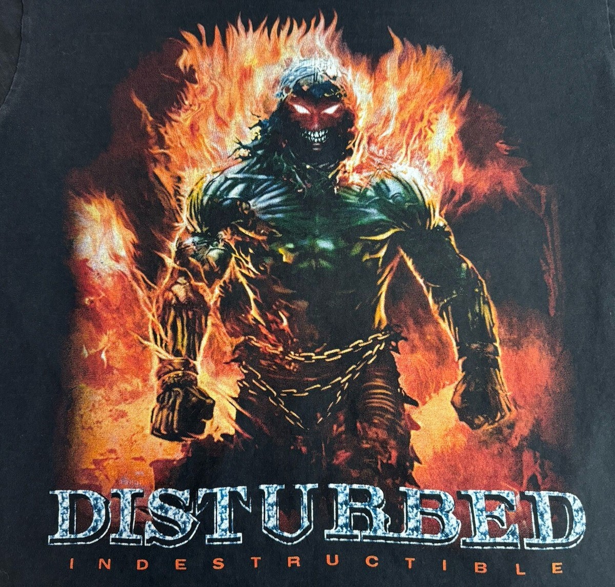 Disturbed バンドTシャツ Giant Lサイズ ディスターブド メタル Disturbed Band Indestructible Shirt Large Mens Rock Heavy Metal