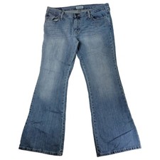 Vintage American Eagle Women’s Jeans 12 Regular Hipster Fit Taille Basse Denim