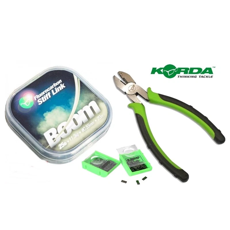 KORDA BOOM FLUOROCARBON / PINZA KRIMP / KRIMP PER TERMINALI CARP FISHING