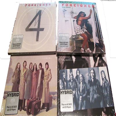 FOREIGNER - Complete Hybrid SACD Bundle - 4, Head Games, Double Vision, S/T
