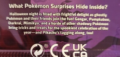 2022 Pokemon Halloween Cards Trick or Treat Trade BOOster 15 Packs | eBay