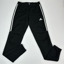 Adidas Women  s Black Climacool Three Stripe Activewear Track Pants XS/W26/L30