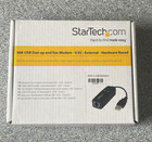 New StarTech 56K Usb Dial-up and Fax Modem V.92 External Hardware Based