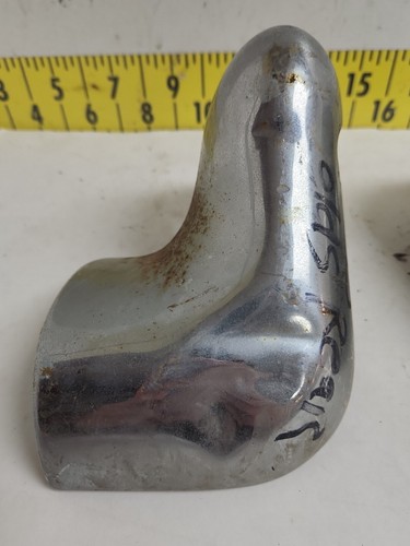 Used OEM RH/Right&LH/Left Rear Core Chrome Bumper Guards 1955 Oldsmobile (SVM124 - Picture 8 of 12