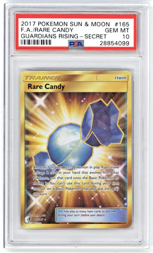 Rare Candy graded PSA 10 for sale on eBay