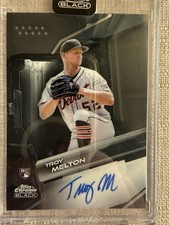 2026 Topps Chrome Black Baseball Autograph Troy Melton Tigers