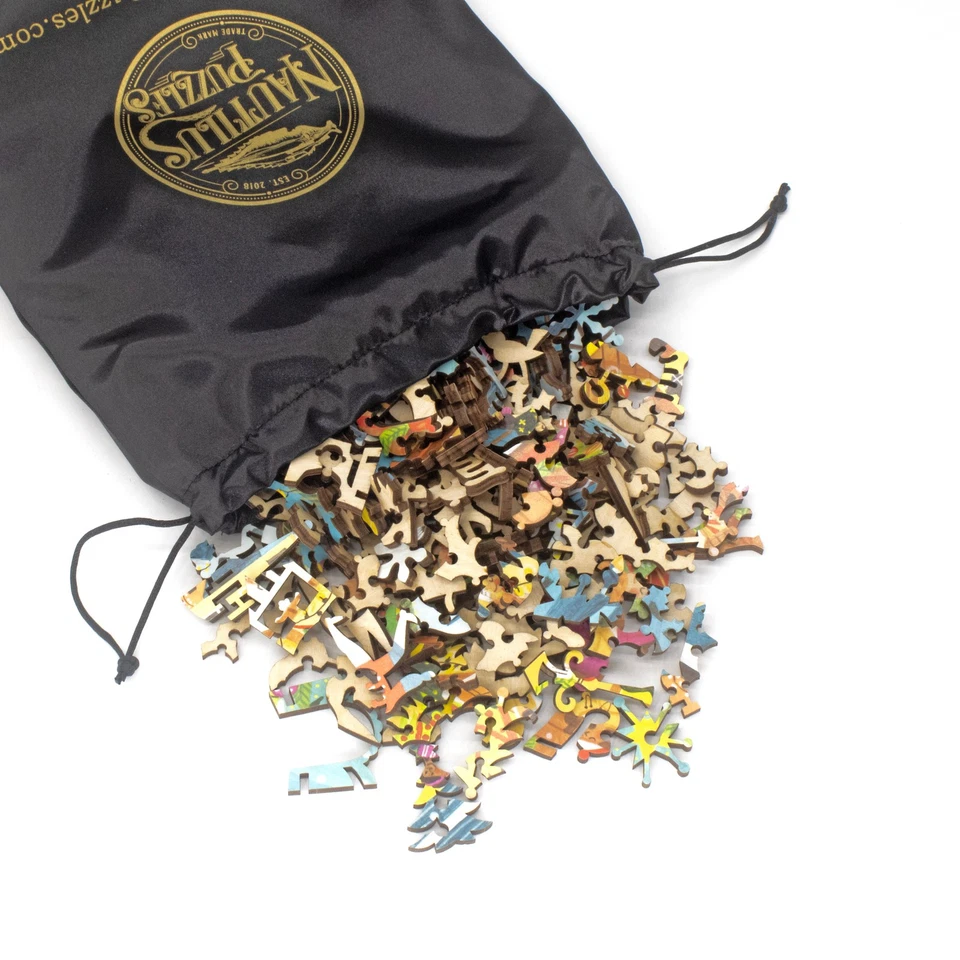 The Christmas Market (478 Piece Christmas Wooden Jigsaw Puzzle) - Image 4 of 4