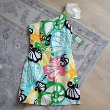 NWT Lilly Pulitzer Minta Dress Chiquita Bonita Resort White Sz6