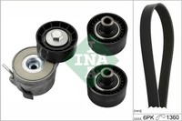 Schaeffler INA Keilrippenriemensatz 529 0404 10 FüR CitroËN 206 Fiat Peugeot Bus
