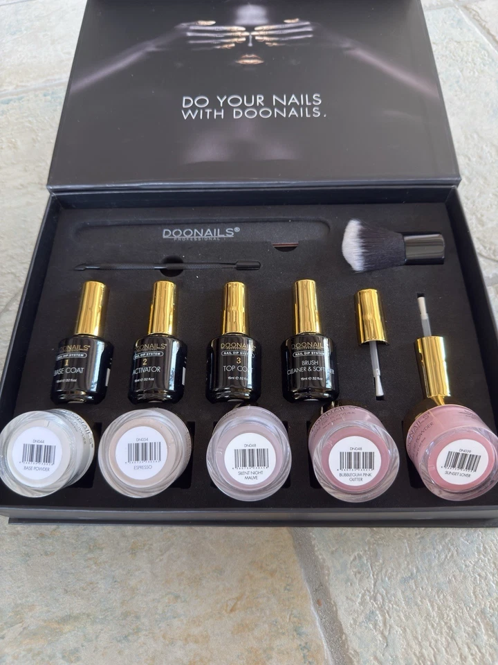 Doonails Dip Powder Starterset mit Entferner Set Uvm NEU OVP UNBENUTZT - Bild 3 von 4