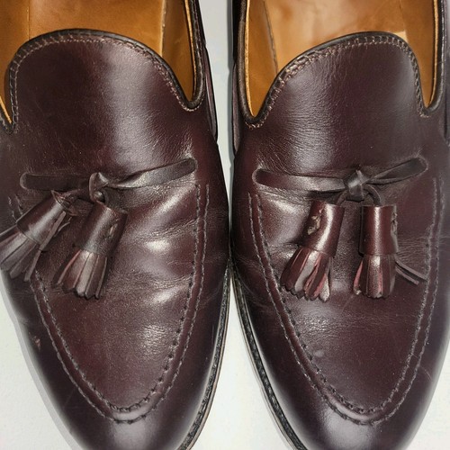 Brooks Brothers 346 Braun Leder Quaste Halbschuhe Herren Größe 12 D - Bild 19 von 19