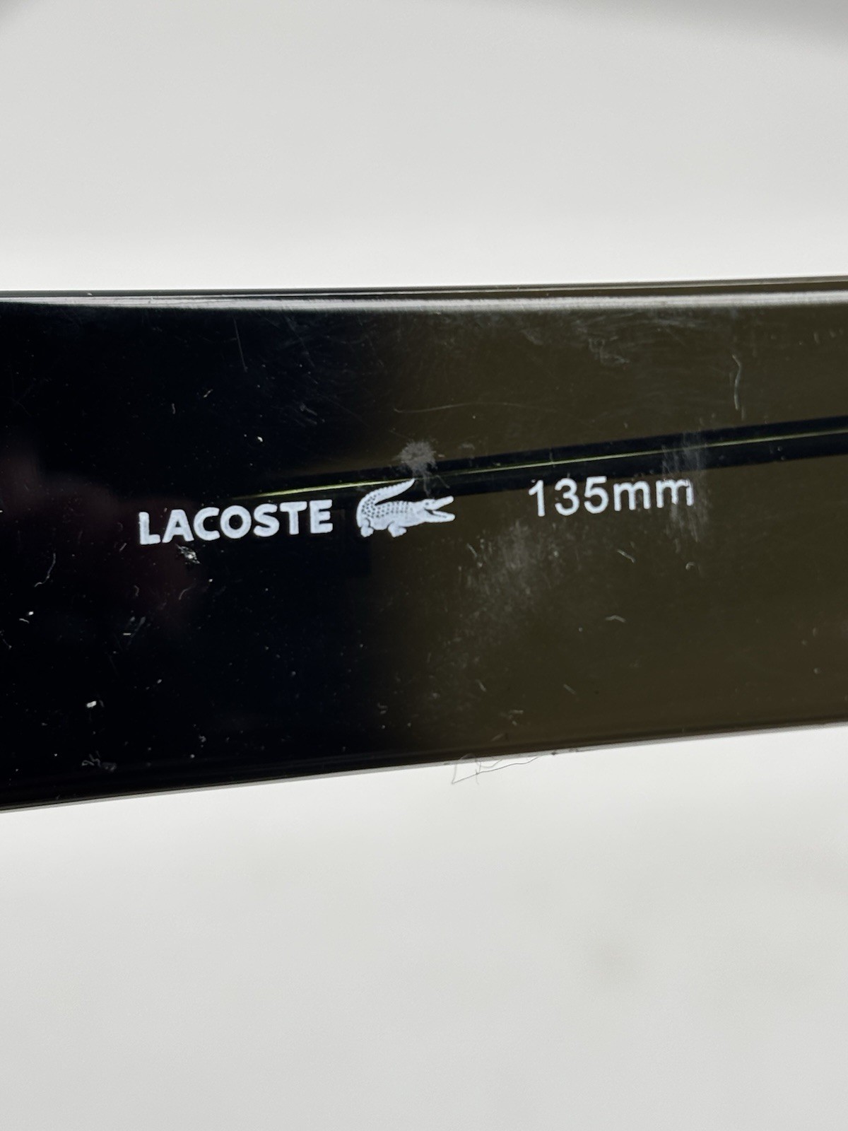 Vtg.Lacoste Black /Green Rare Women's 58/15 Sunglasses LA12630 135mm With Case thumbnail 5