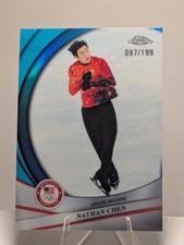 2026 Topps Chrome Olympics  Nathan Chen Aqua Refractor/199
