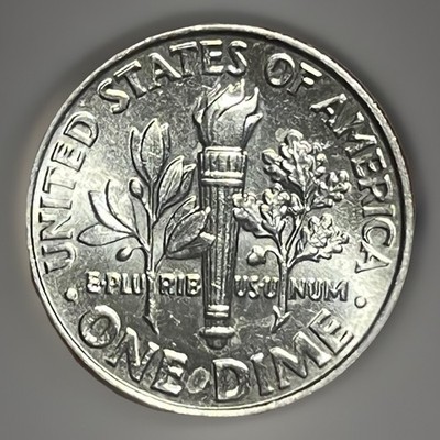 2020-P Roosevelt Dime WDDR-001 Doubled Die Reverse GEM MS BU Best Variety 