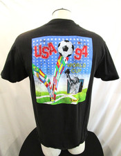 Retro FIFA World Cup USA 94 Soccer Football Tournament T Shirt Adult Sz L