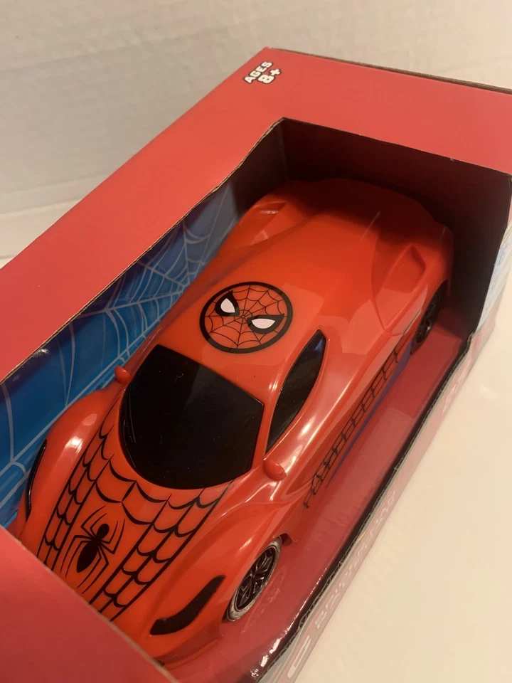  MARVEL SPIDER-MAN REMOTE RED Control RaceCar Full Function RC New  8+ - Image 2 of 4