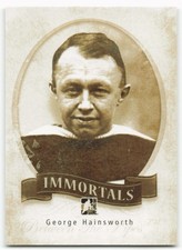 2013-14 George Hainsworth  ITG In The Game Between the Pipes Immortals