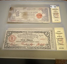 This Is A 1944 Philippines 2/5 / 2- 10Pesos Mindanao Emergency Currency Note