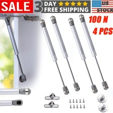 4 PACK Gas Spring Strut Prop Shock Lift Kitchen Cabinet Lid Support Door Hinge