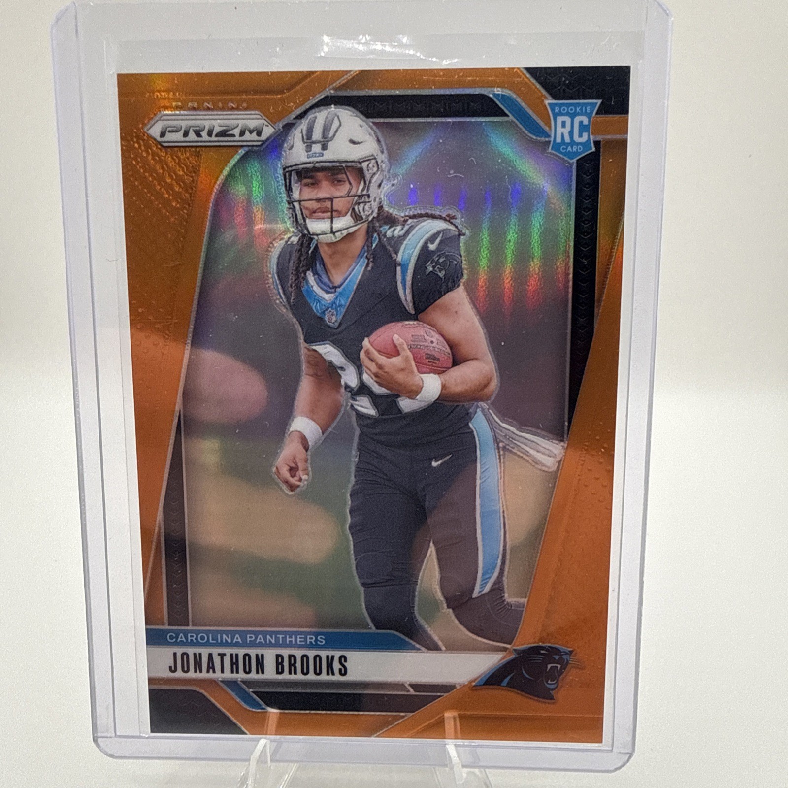 2024 Prizm Jonathan Brooks Rookie Orange /249 RC