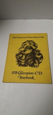 RARE LHASA APSO 1976 CHAMPION DOGS YEARBOOK
