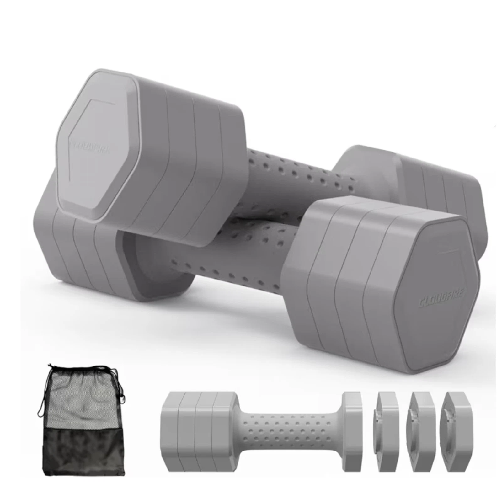 Cloudfire Smartbell Adjustable Dumbbells Upto 2.5KG Fitness Weights