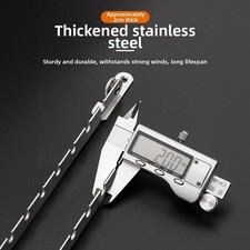 Stainless Steel Window Restrictor with Multi-Notch Adjustment for Easy Setup