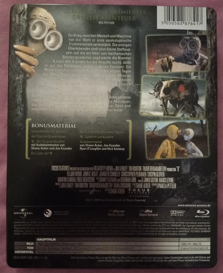 9 Blu-ray Steelbook German - Image 2 of 4