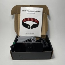 RED LIGHT THERAPY BELT FOR BODY INFRARED WEARABLE RED LIGHT - BLACK OPEN BOX