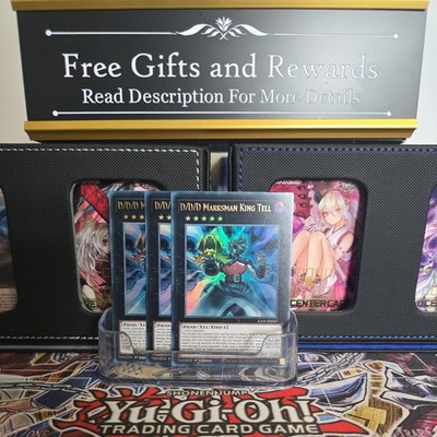 Playset 3x D/D/D Schützenkönig Tell RA05-DE047 Yugioh Ultra Rare 