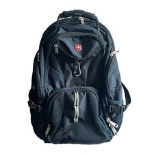 SWISSGEAR 1900 ScanSmart Laptop Backpack Black TSA Travel Bag Fits 17 Inch Tech