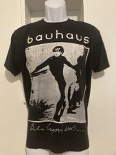 Bauhaus original vintage t-shirt, Screen Stars, large, single stitch, flawless