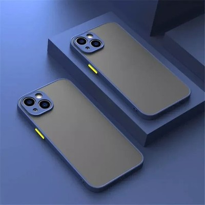 iPhone 16 15 14 13 12 11 Pro Max FROSTED Hülle Stoßfest Handy Hard Backcover